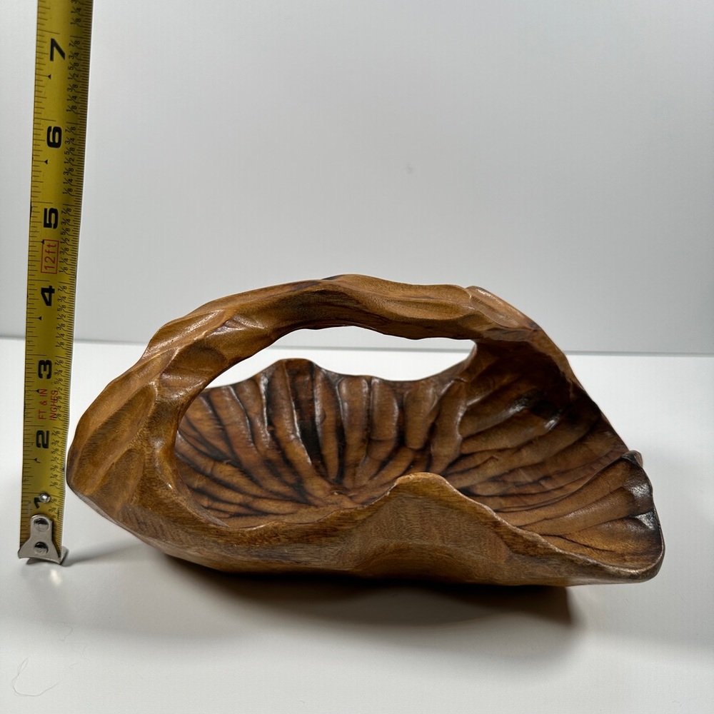 Handcrafted Wooden Art Bowl - Picture 9 of 9